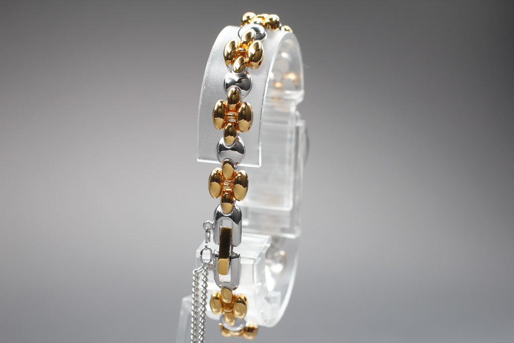 Vintage 1989 [NOS / Box] Seiko Tisse 1E20-6240 Quartz White Roman Dial Women's