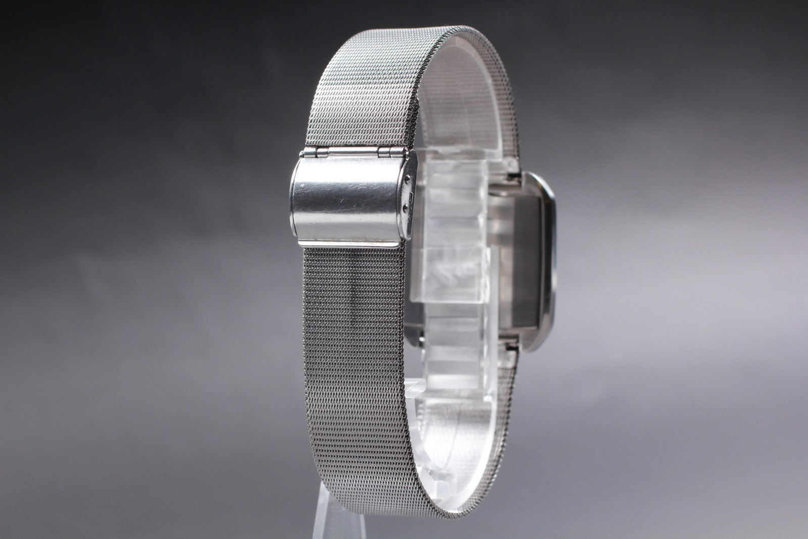 Vintage 1973 [Exc+5] Seiko Chariot 2220-3170 Manual Black Roman Dial Tank Men's