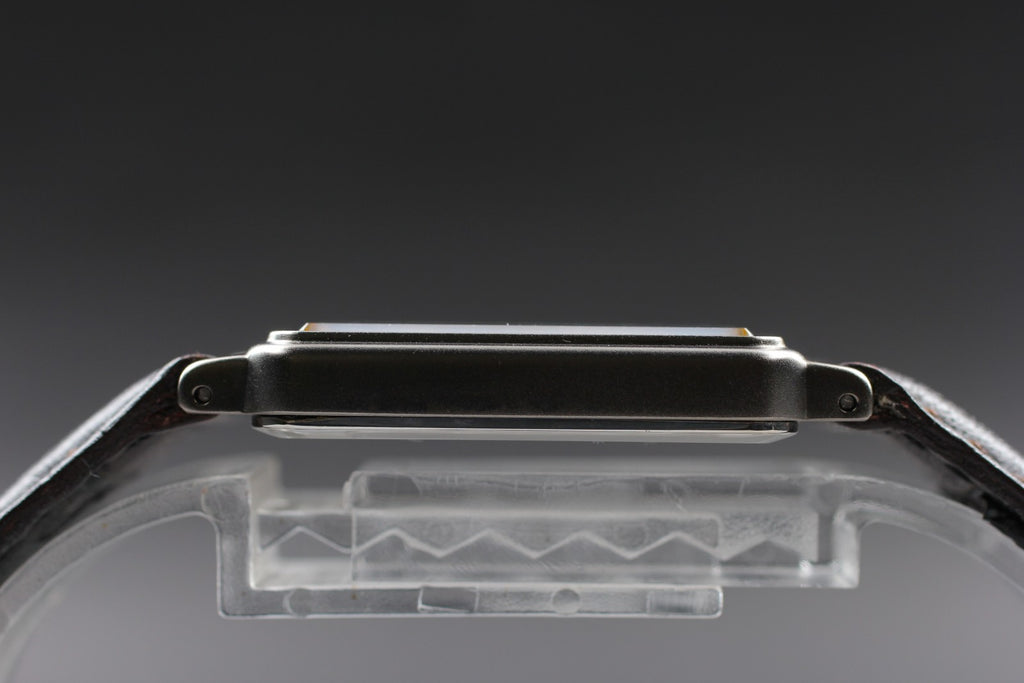 Vintage 1984 [NOS w/ Tag] Seiko Avenue 6531-5140 Quartz White Roman Tank Men's