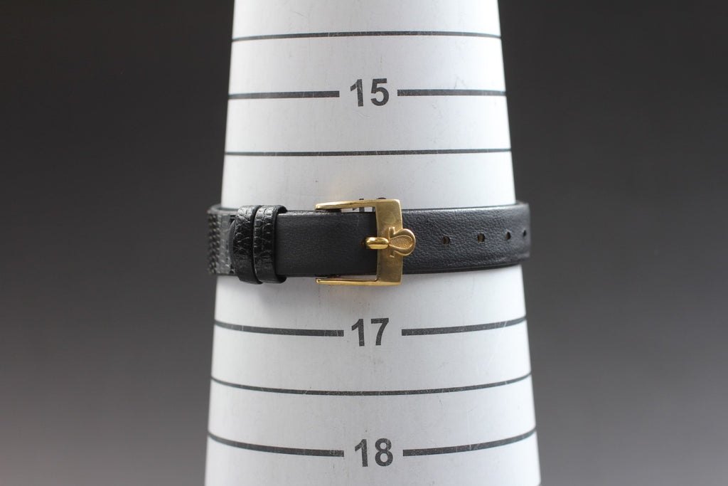 Vintage 1980 [Near MINT / BOX] Omega De Ville Cal.1387 Quartz Gold Tank Women's