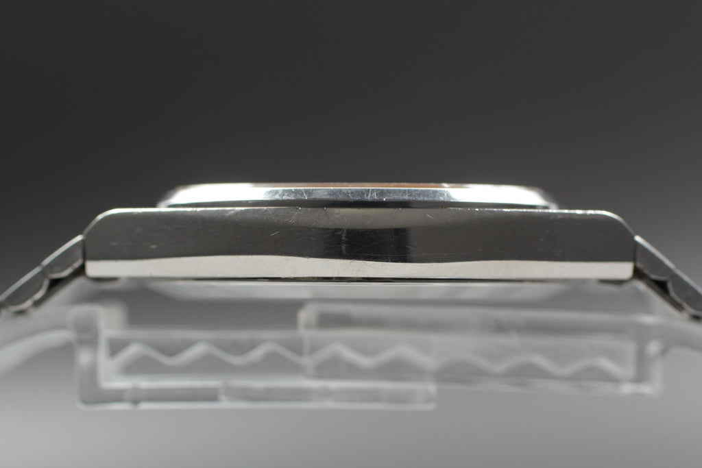 Vintage 1977 [Exc+5] Seiko Emblem 4122-5020 34mm Silver Dial Quartz Men's Watch