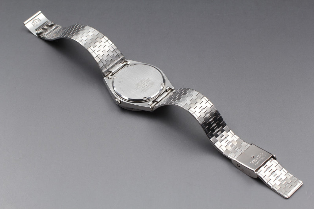 Vintage 1979 [Exc+5] Seiko King Twin Quartz 9923-8050 35mm Silver Dial Men's