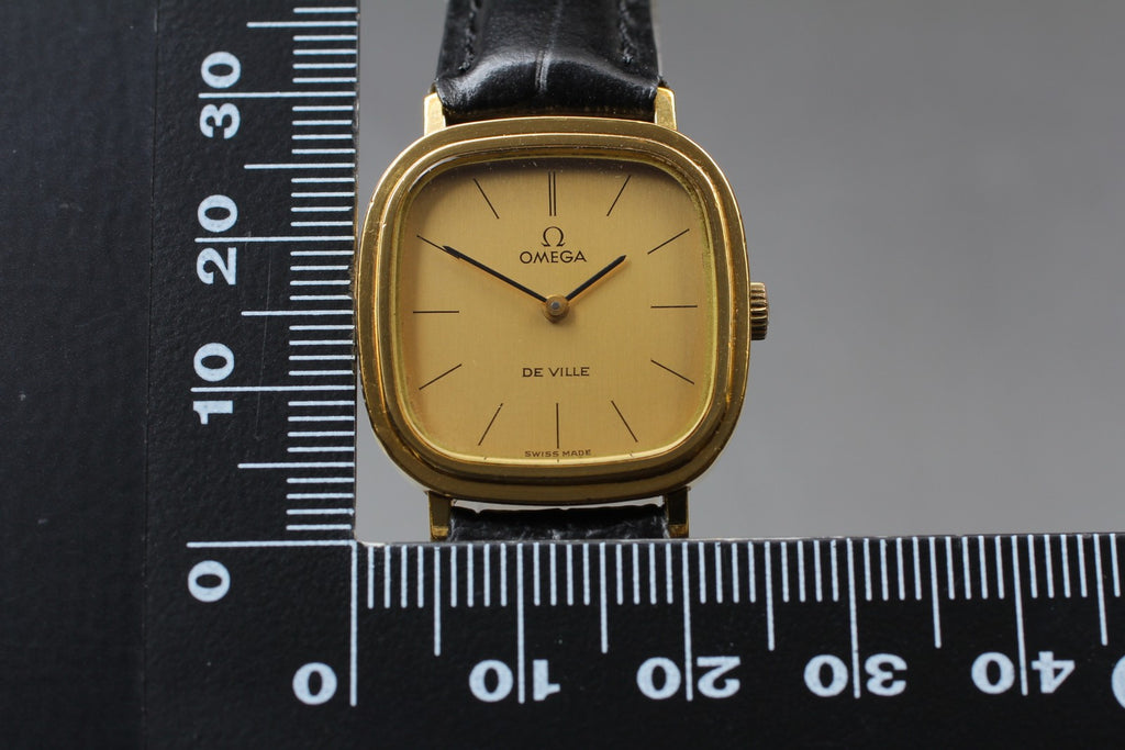 Vintage 1974 [Near MINT] Omega De Ville Cal.625 24mm Manual Winding Gold Women's