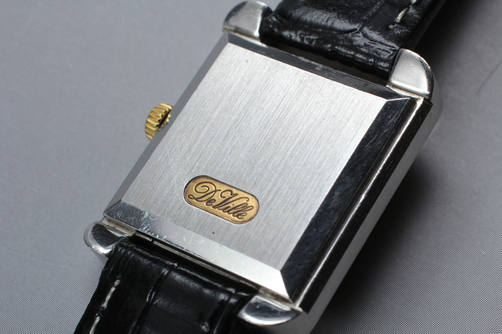 Vintage 1978 [Near MINT] Omega De Ville Cal.625 14K Bezel Manual Wind Tank Women
