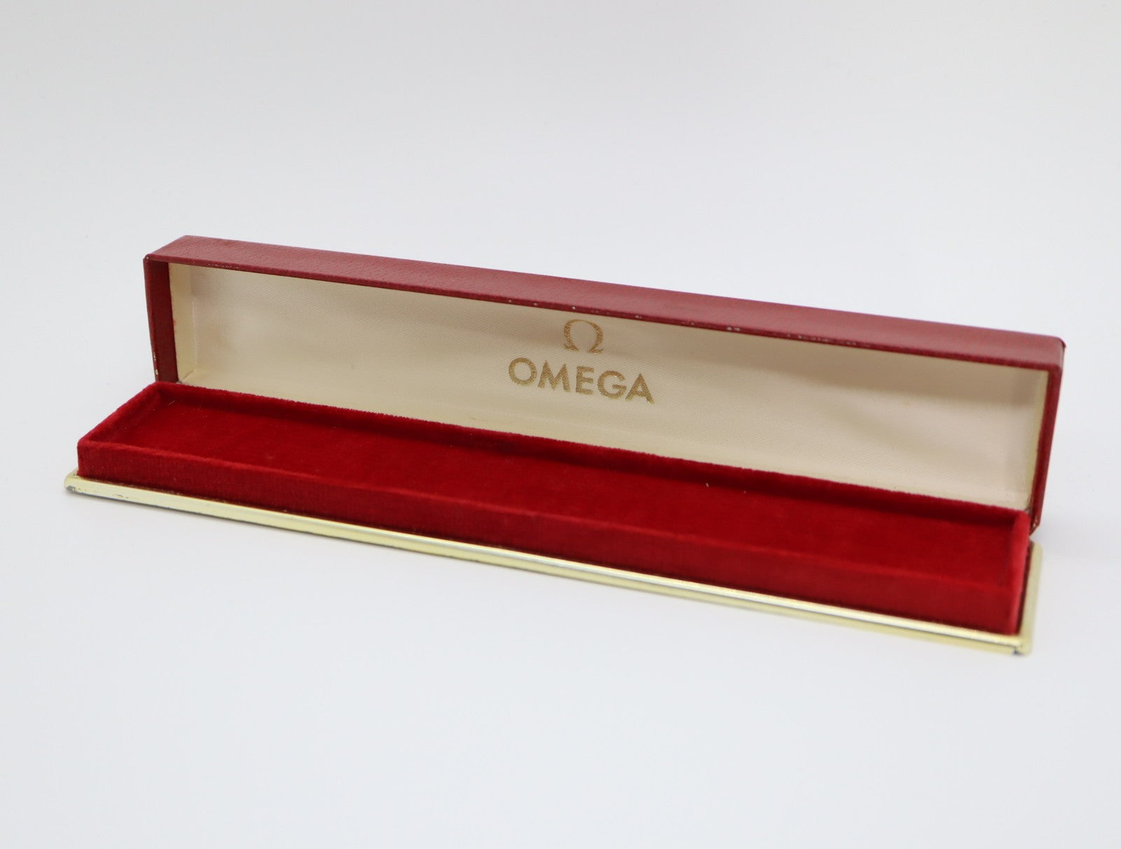 Omega Vintage Red Watch Box Case Only for Women's Watch from JAPAN 2