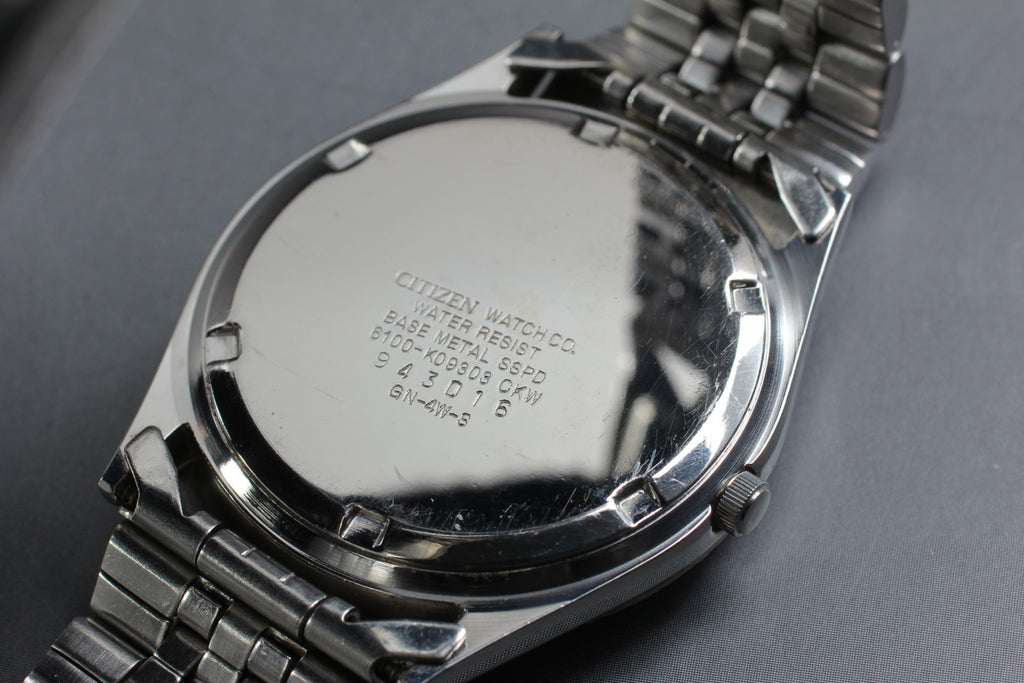 Exc+5 Vintage Citizen CQ President 6100-K09303 35mm Quartz Pink Dial Men's