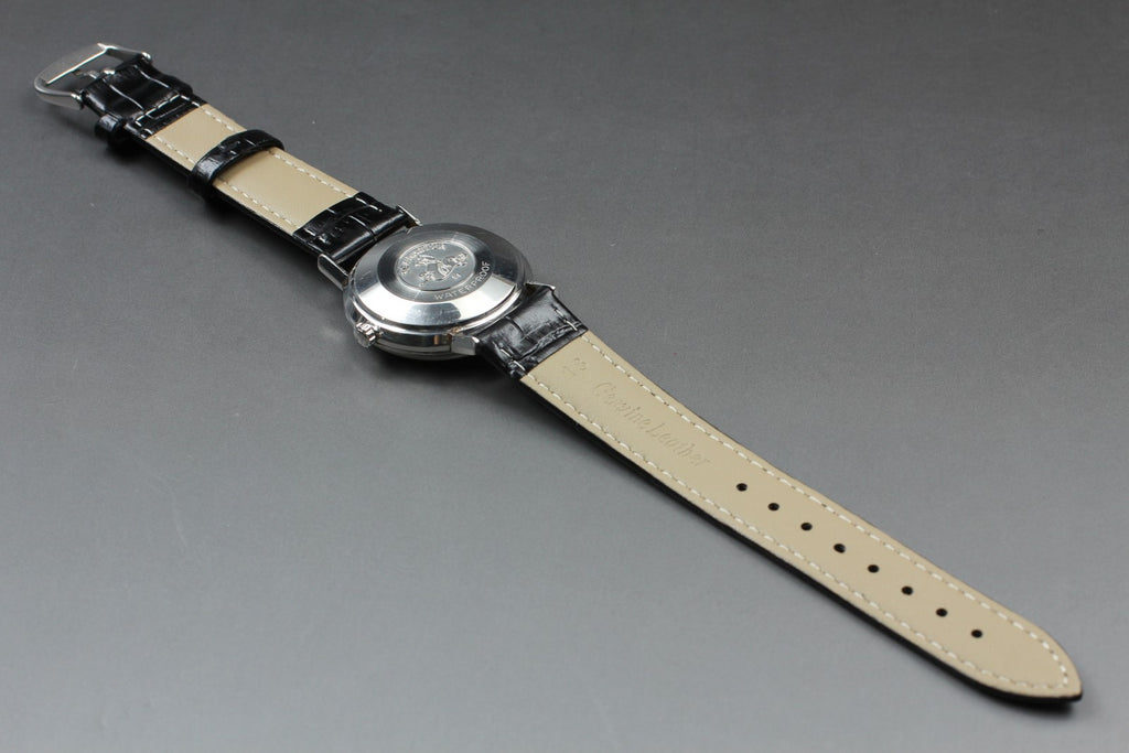 Exc+5 Vintage Omega Seamaster 34mm Automatic Silver Dial Men's Watch From JAPAN