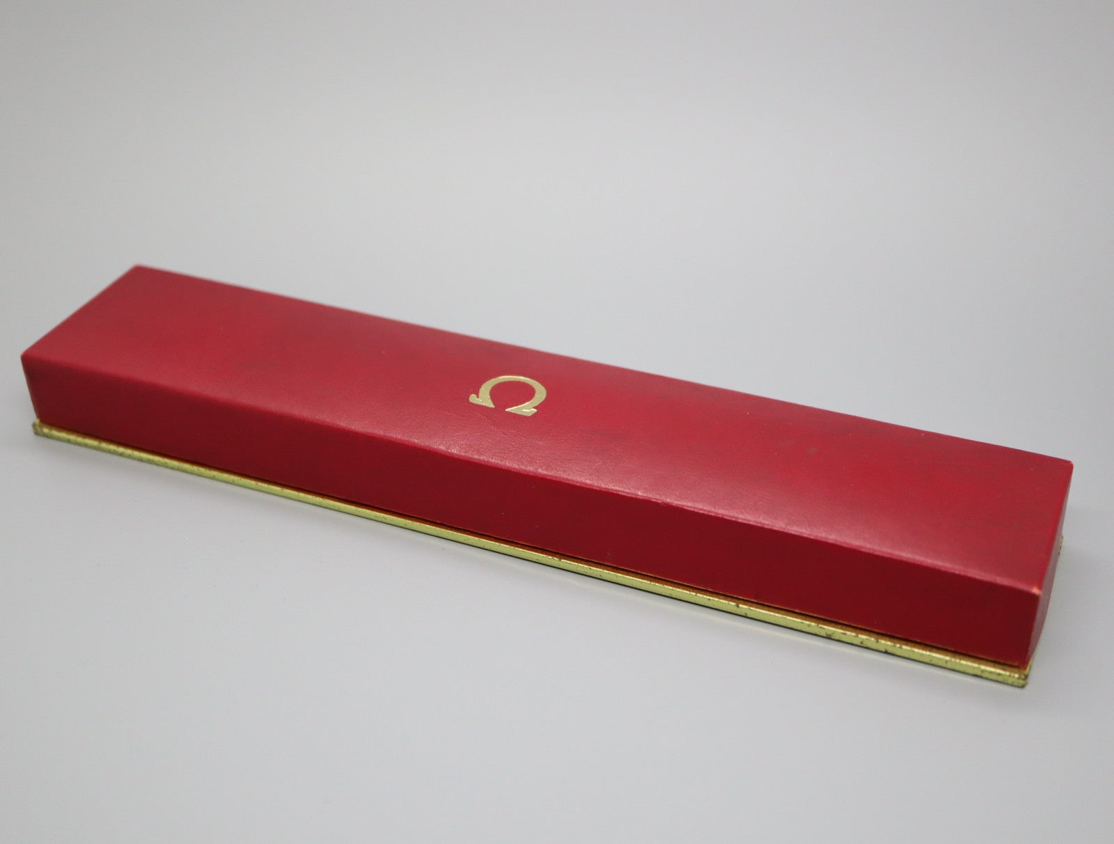 Exc+5 Omega Vintage Red Watch Box Case Only for Women's Watch 4 From JAPAN