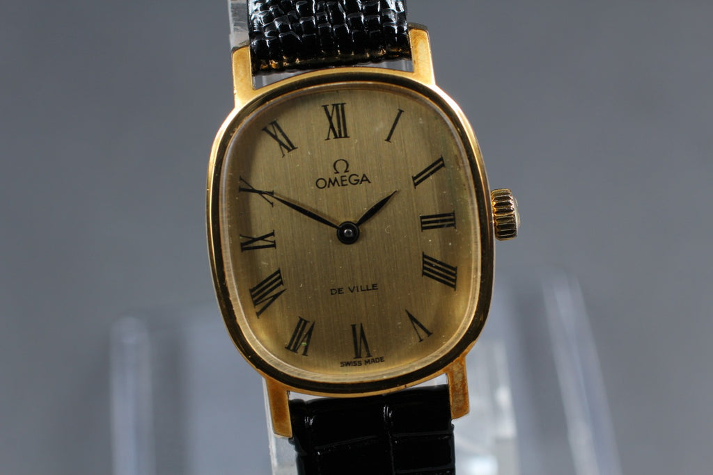 Vintage 1975 [Near MINT] Omega De Ville 511.0509 21mm Manual Gold Roman Women's