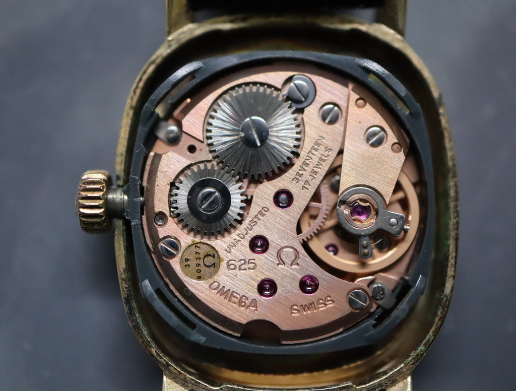 Vintage 1975 [Near MINT] Omega De Ville 511.0509 21mm Manual Gold Roman Women's