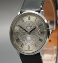 Vintage 1971 [Near MINT] Omega De Ville 111.0107 Manual Silver Floral Dial Men's