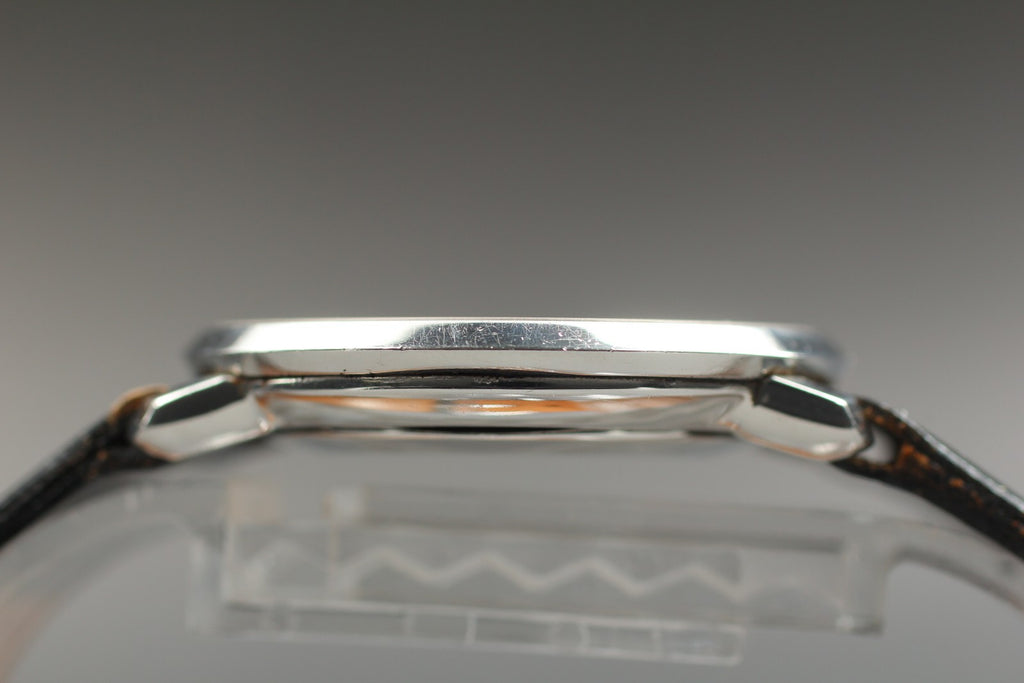 Vintage 1971 [Near MINT] Omega De Ville 111.0107 Manual Silver Floral Dial Men's