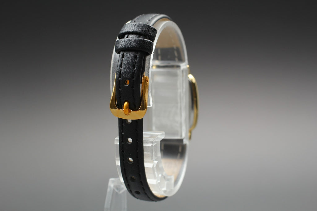 Vintage 1989 [Near MINT] Omega De Ville 595.0099.2 18mm Quartz Gold Dial Women's