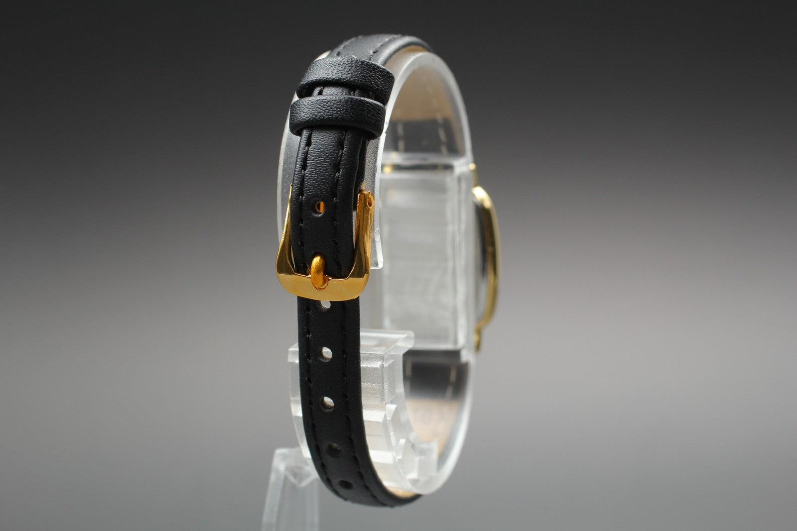 Vintage 1989 [Near MINT] Omega De Ville 595.0099.2 18mm Quartz Gold Dial Women's