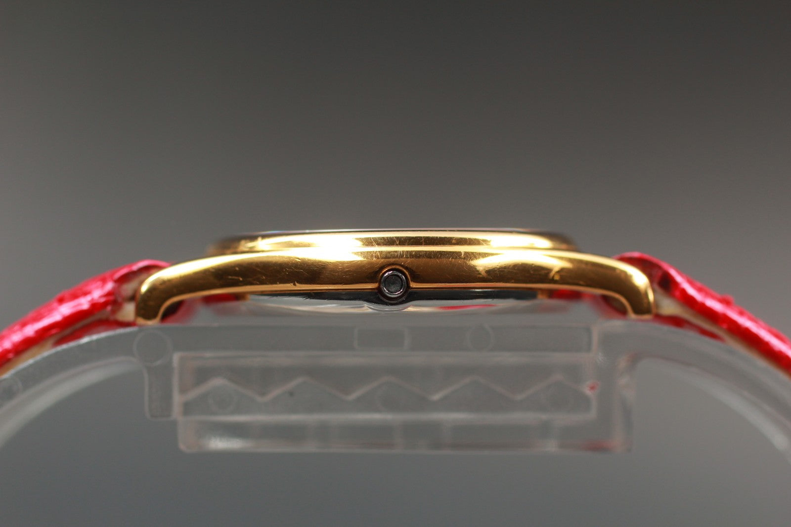 Vintage 1980 [Near MINT] Omega De Ville 591.0094 24mm Quartz Gold Dial Women's