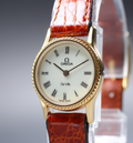 Vintage 1982 [Near MINT] Omega De Ville 591.0232 20mm Quartz Roman Dial Women's