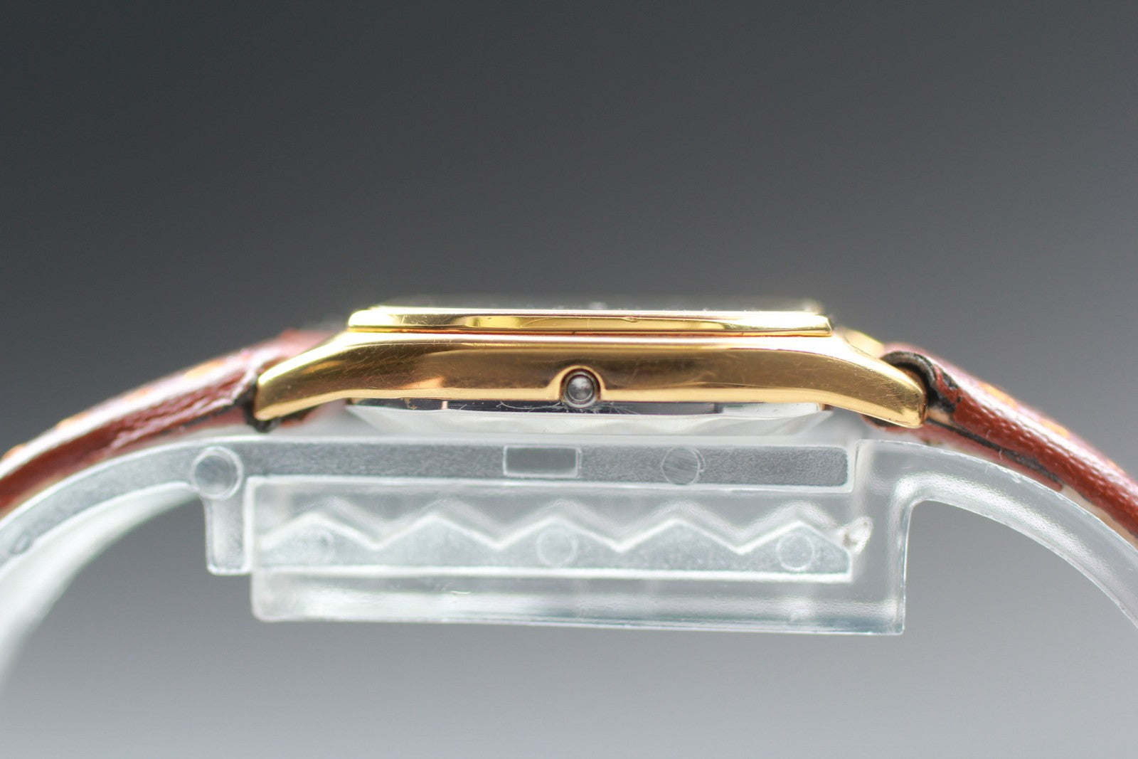 Vintage 1982 [Near MINT] Omega De Ville 591.0247 20mm Gold Dial Quartz Women's