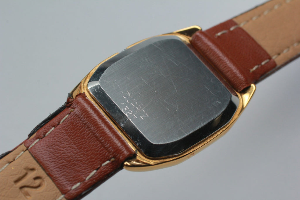 Vintage 1982 [Near MINT] Omega De Ville 591.0247 20mm Gold Dial Quartz Women's