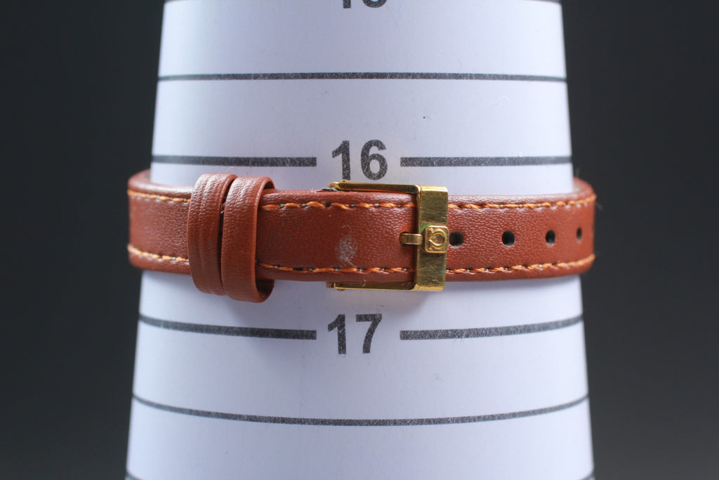 Vintage 1982 [Near MINT] Omega De Ville 591.0247 20mm Gold Dial Quartz Women's