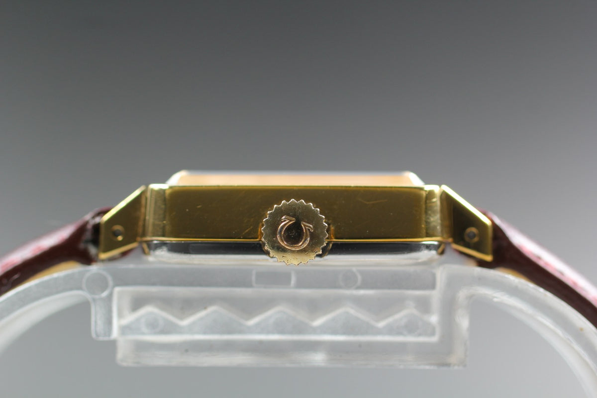 Vintage 1973 [Near MINT] Omega De Ville 511.0374 17mm Manual Wind Gold Women's