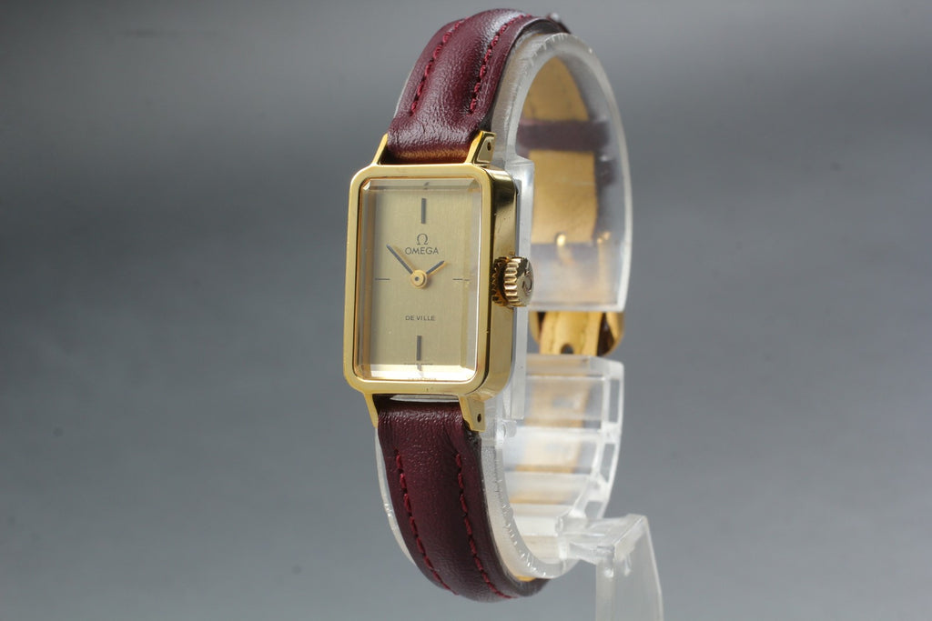 Vintage 1973 [Near MINT] Omega De Ville 511.0374 17mm Manual Wind Gold Women's