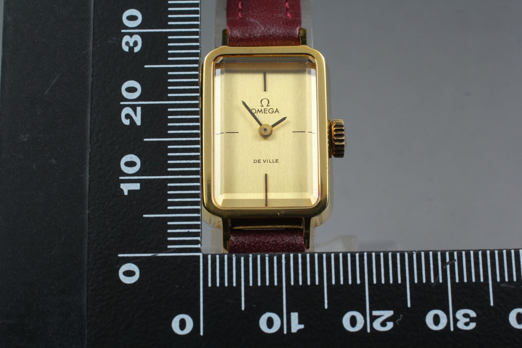 Vintage 1973 [Near MINT] Omega De Ville 511.0374 17mm Manual Wind Gold Women's