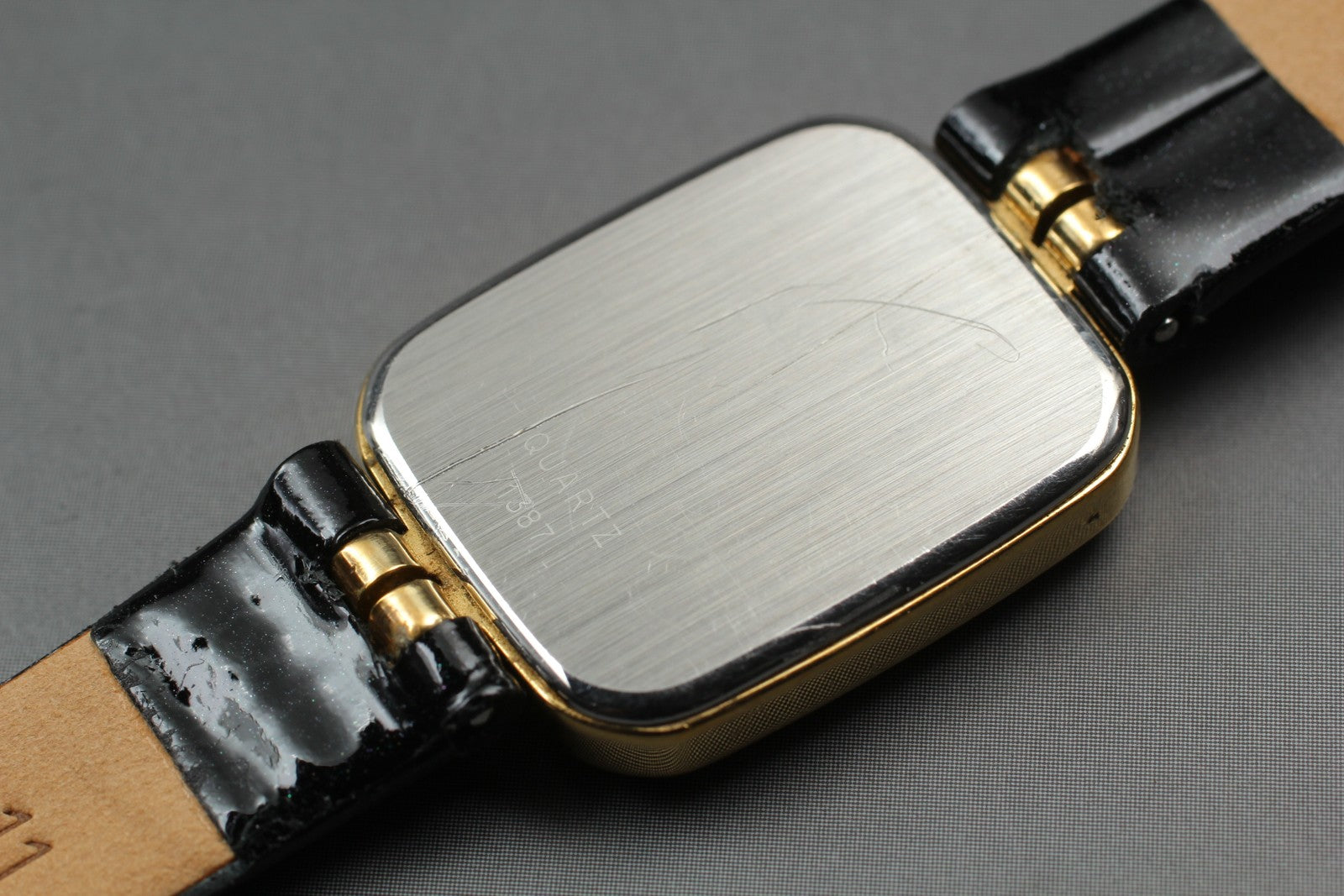 Vintage 1982 [Exc+5] Omega De Ville 595.0040 19mm Quartz Roman Dial Women's