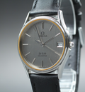 Vintage 1980 [Near MINT] Omega De Ville 196.0205 33mm Quartz Silver Dial Men's