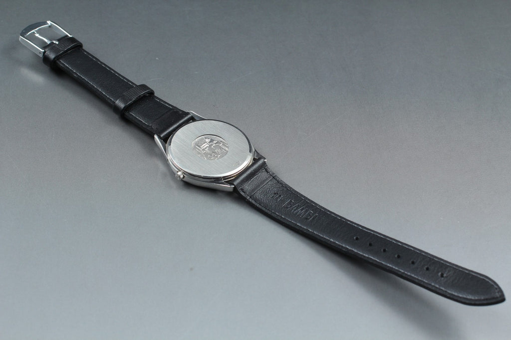 Vintage 1980 [Near MINT] Omega De Ville 196.0205 33mm Quartz Silver Dial Men's