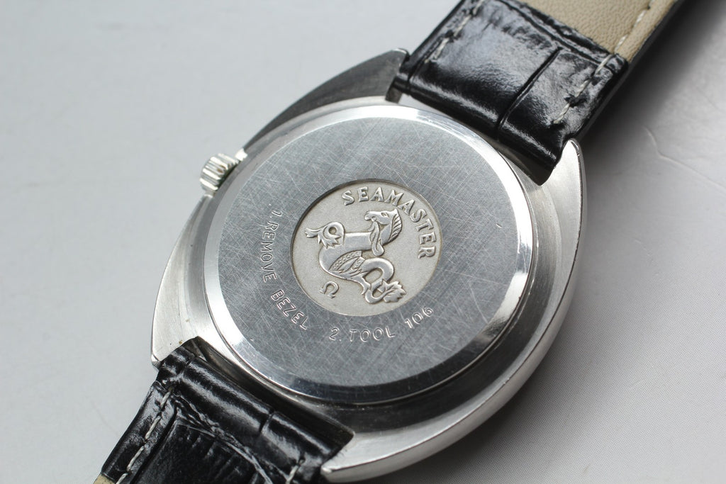 Vintage 1977 [Near MINT] Omega Seamaster 196.0078 36mm Quartz Silver Dial Men's