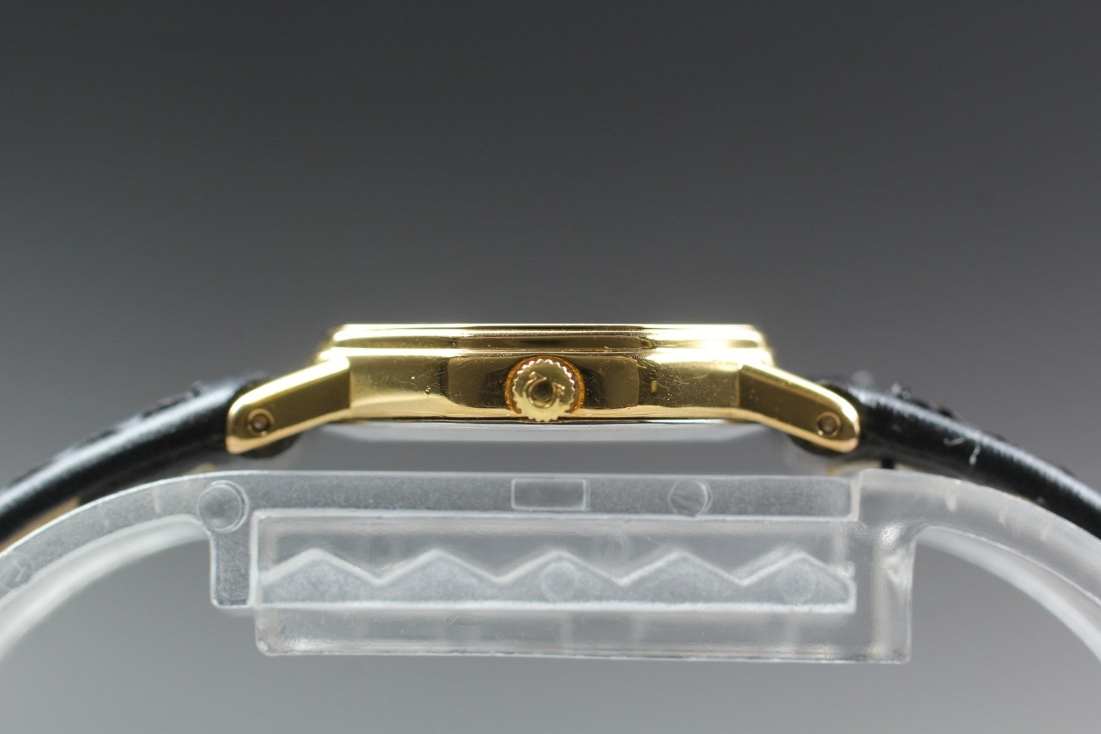Vintage 1984 [Near MINT] Omega De Ville 591.0313 20mm Quartz Gold Dial Women's