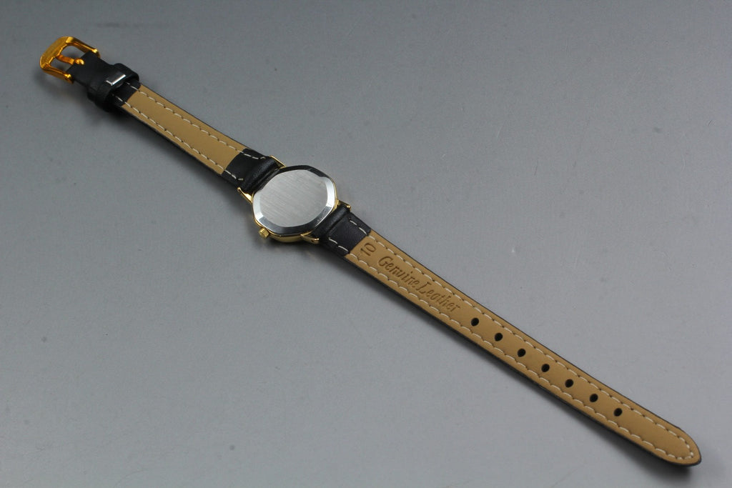 Vintage 1984 [Near MINT] Omega De Ville 591.0313 20mm Quartz Gold Dial Women's