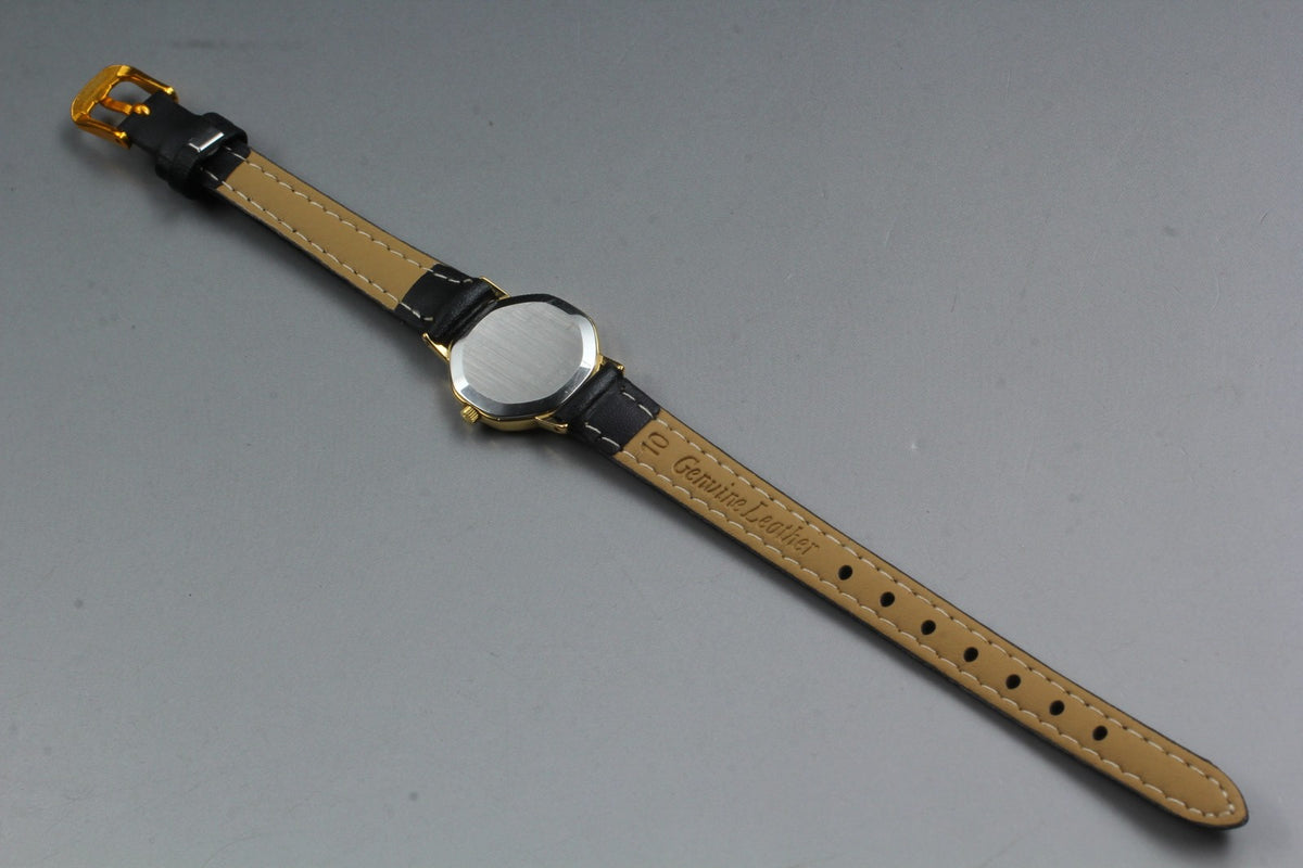Vintage 1984 [Near MINT] Omega De Ville 591.0313 20mm Quartz Gold Dial Women's