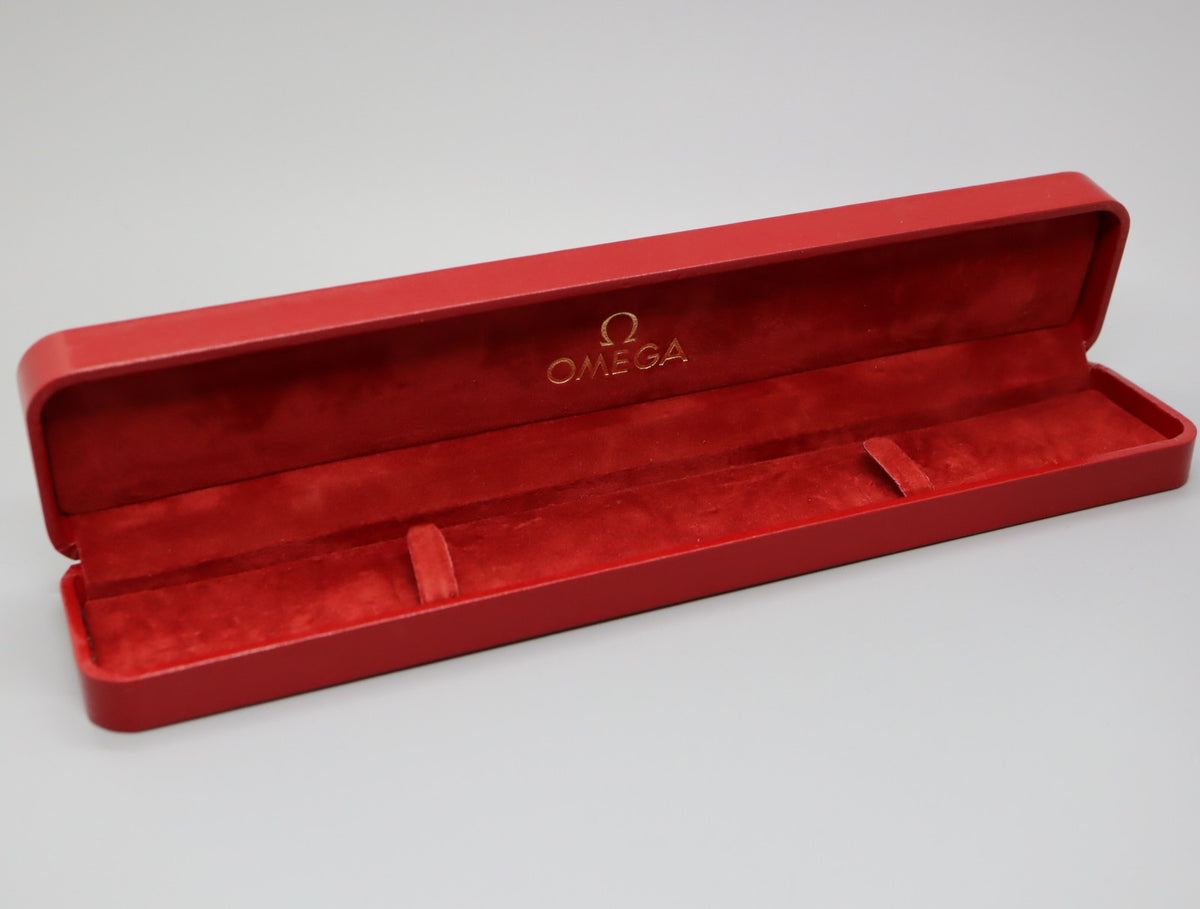 Near MINT Omega Vintage Red Watch Box Case Only for Women's Watch From JAPAN 3