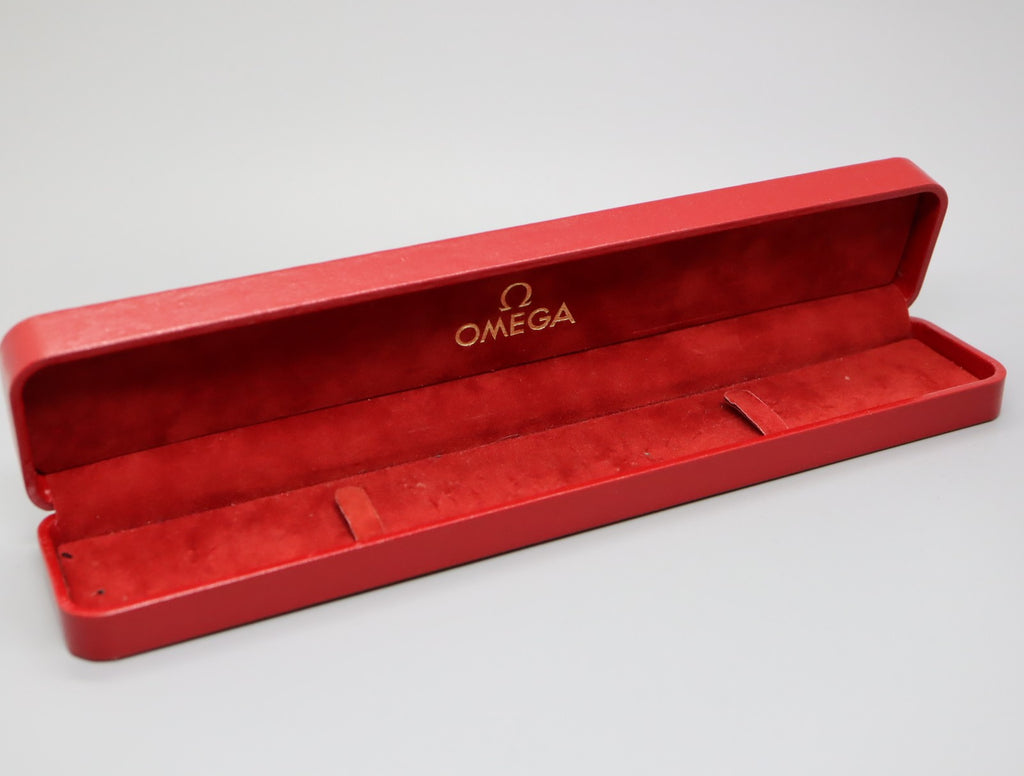 Near MINT Omega Vintage Red Watch Box Case Only for Women's Watch From JAPAN 5