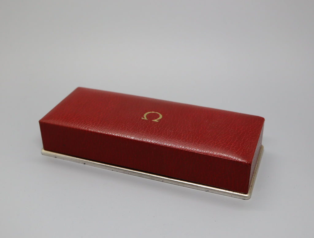 Near MINT Omega Vintage Red Watch Box Genuine Case Only From JAPAN 3