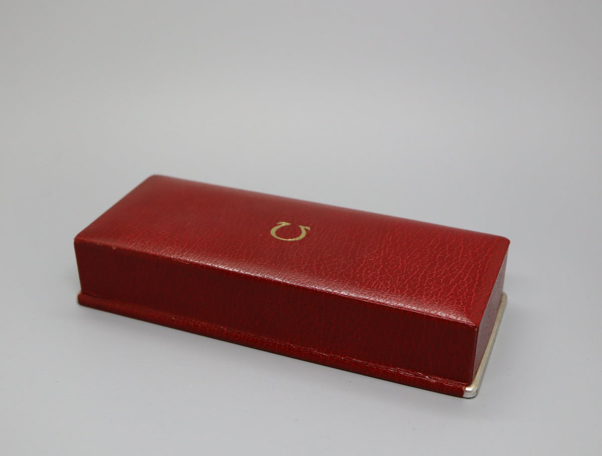 Near MINT Omega Vintage Red Watch Box Genuine Case Only From JAPAN 3