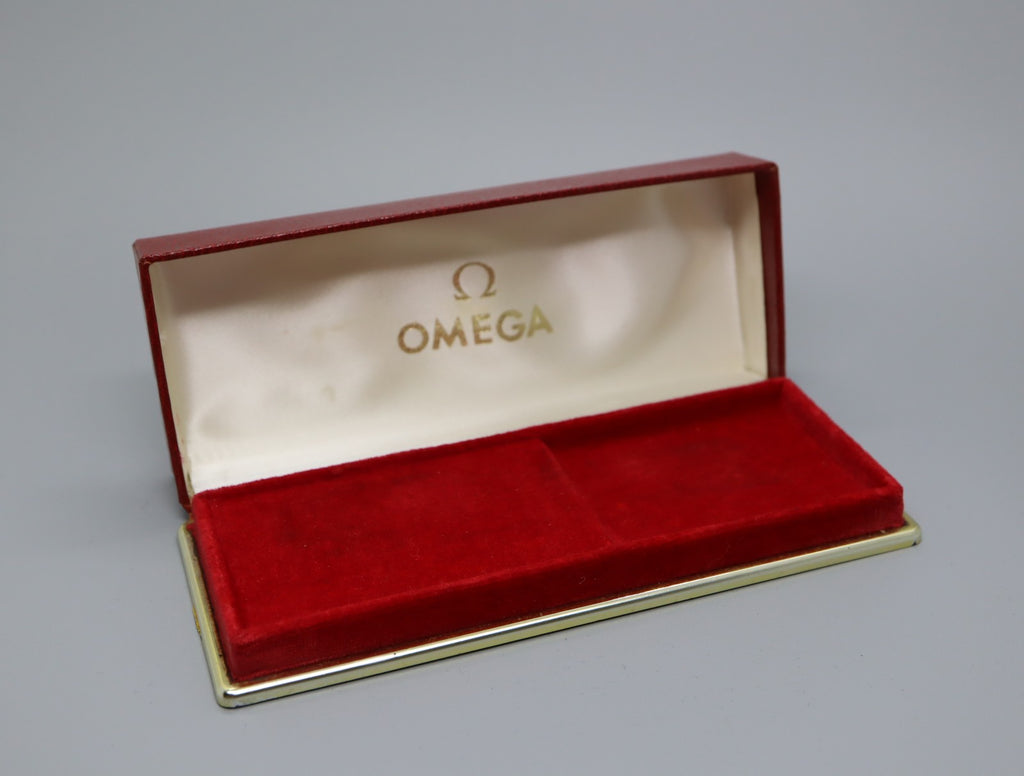 Near MINT Omega Vintage Red Watch Box Genuine Case Only From JAPAN 2