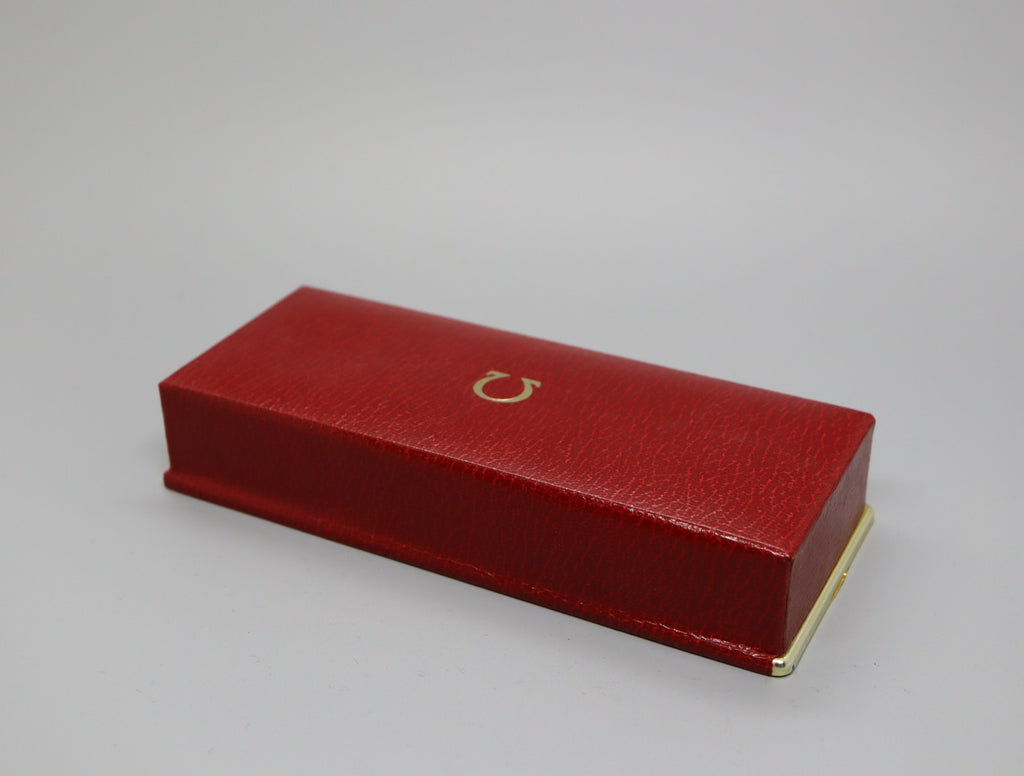 Near MINT Omega Vintage Red Watch Box Genuine Case Only From JAPAN 2