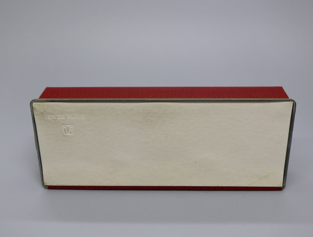 Near MINT Omega Vintage Red Watch Box Genuine Case Only From JAPAN 2