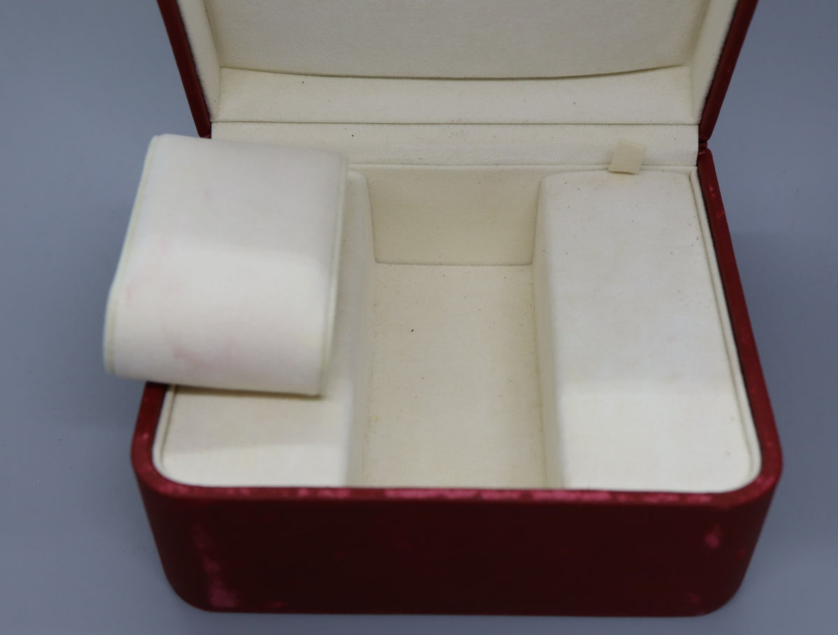 Exc+5 Omega Vintage Red Watch Box Genuine Case Only Seamaster / Speedmaster
