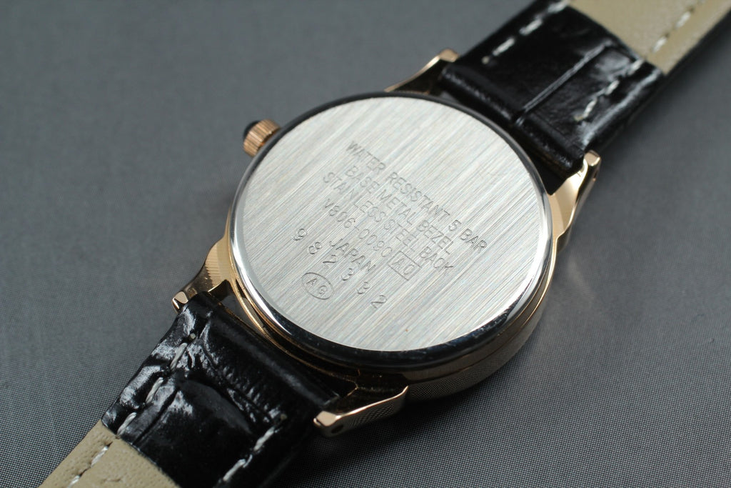 Vintage 1989 [Near MINT] Seiko Alba V806-0090 22mm Quartz Sun & Moon Roman Women