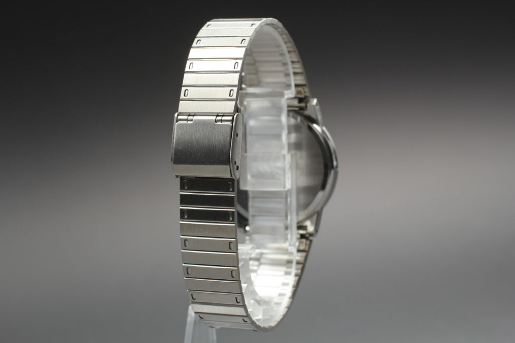 Vintage 1979 [Near MINT] Omega De Ville 195.0159 33mm Quartz Silver Dial Men's