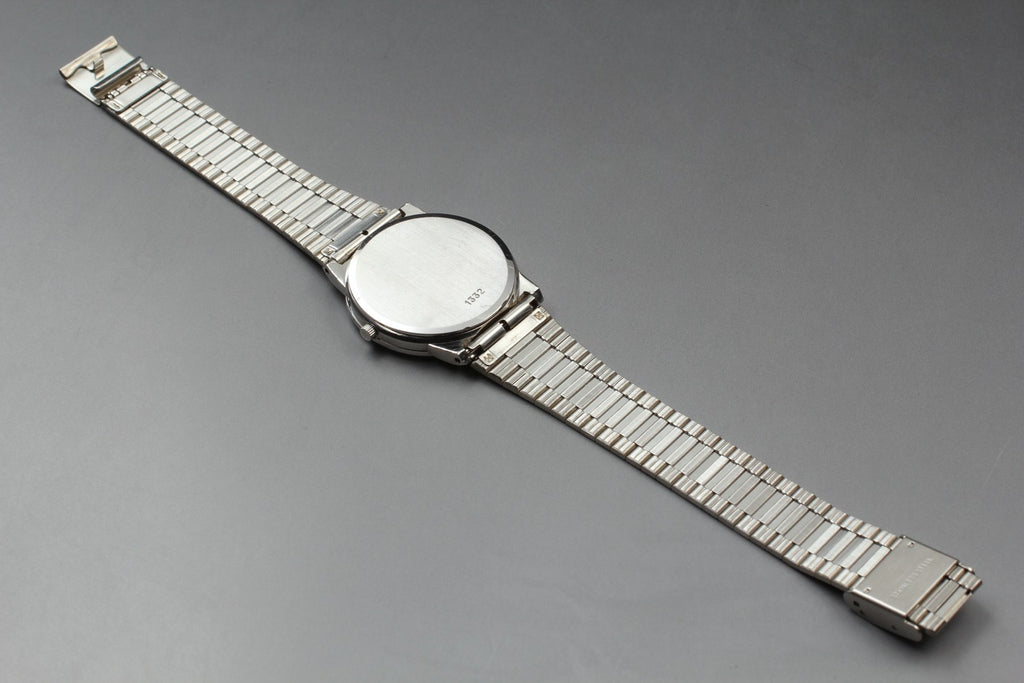 Vintage 1979 [Near MINT] Omega De Ville 195.0159 33mm Quartz Silver Dial Men's