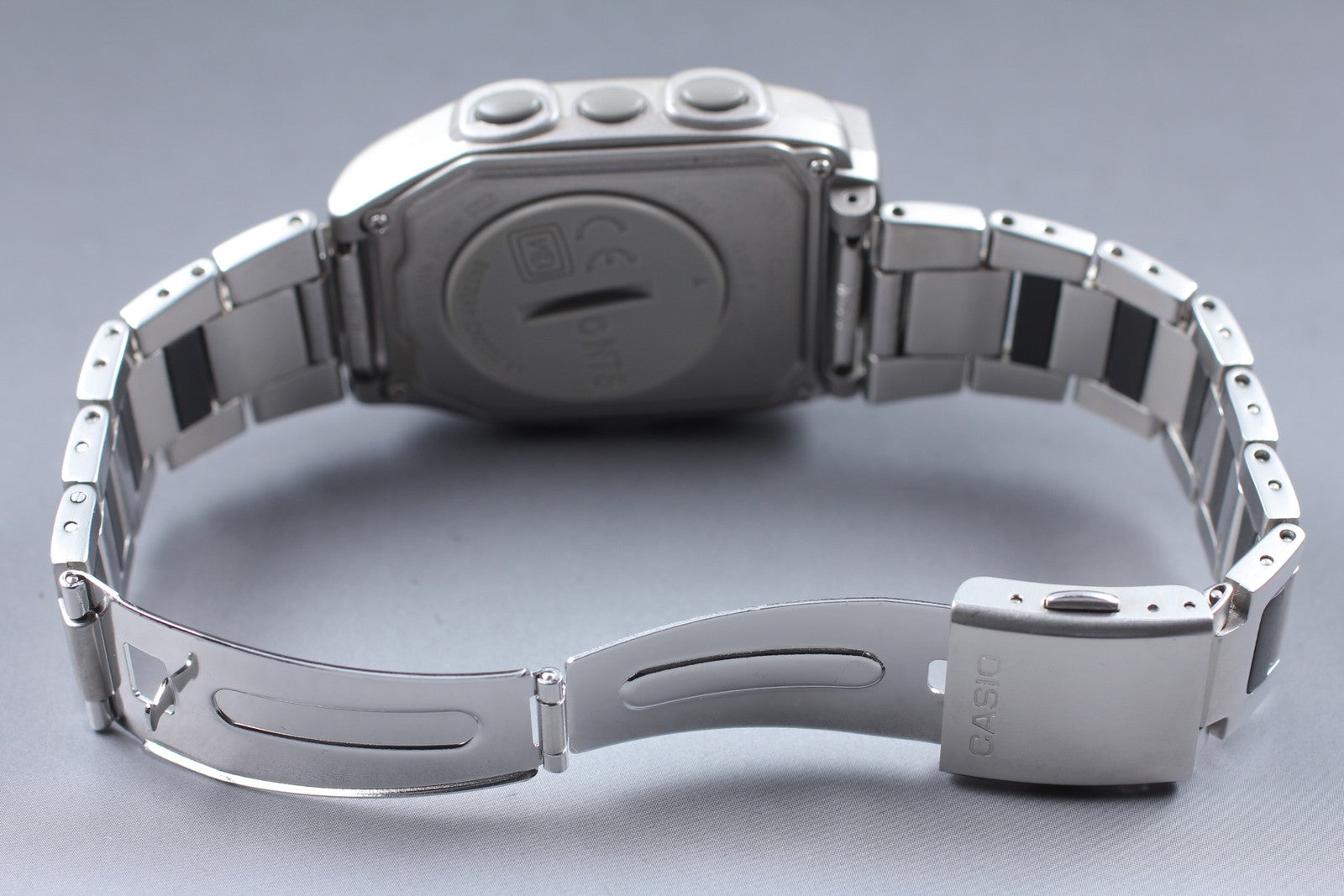 Tested [Near MINT] Vintage Casio Wrist Camera WQV-2 39mm Quartz Silver Men's