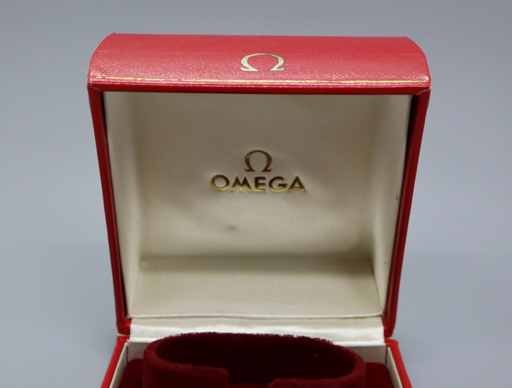 Near MINT Omega Vintage Red Watch Box Genuine Case Only From JAPAN #1212