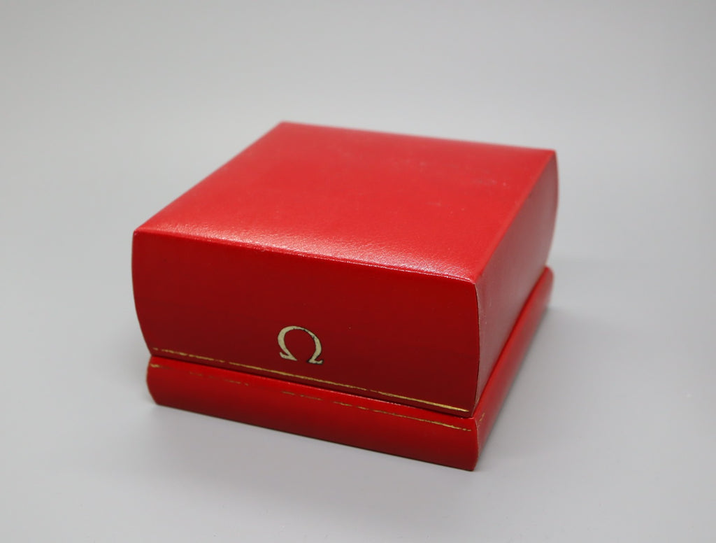 Near MINT Omega Vintage Red Watch Box Genuine Case Only From JAPAN #1212