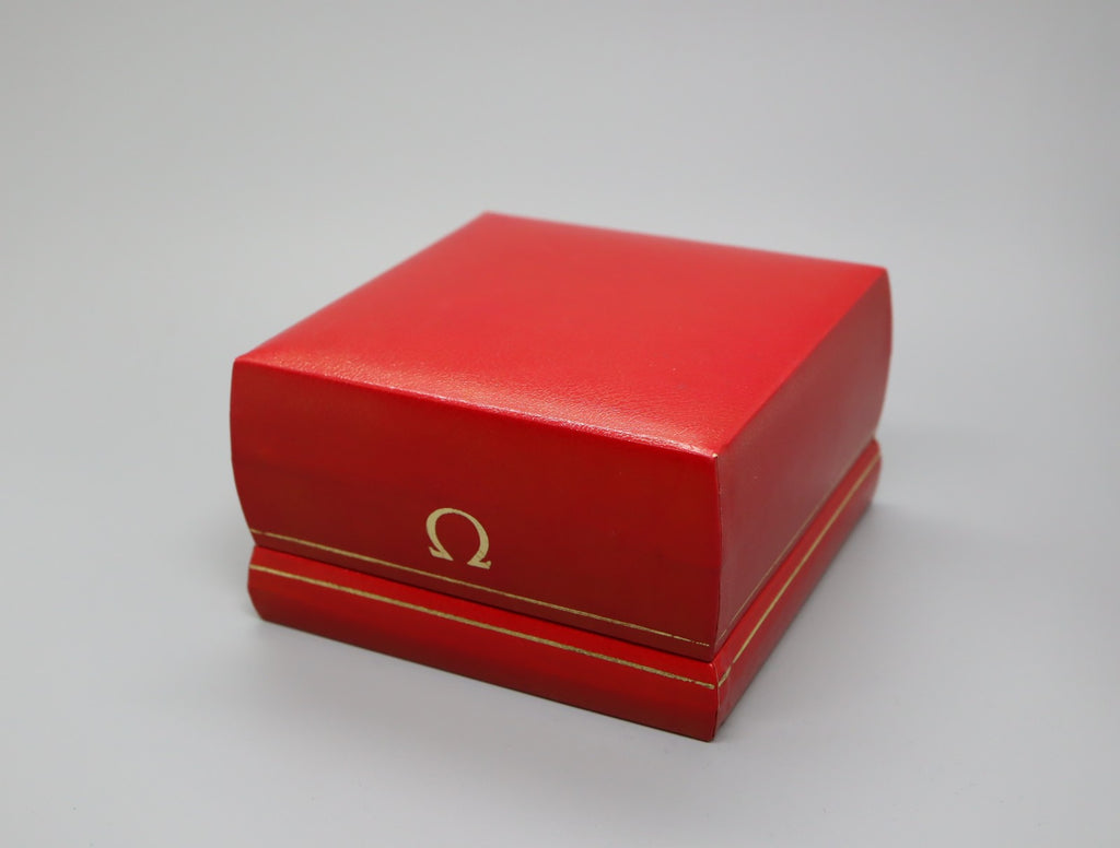 Near MINT Omega Vintage Red Watch Box Genuine Case Only From JAPAN #1211