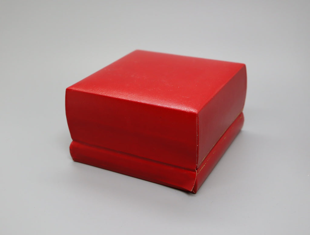 Near MINT Omega Vintage Red Watch Box Genuine Case Only From JAPAN #1212