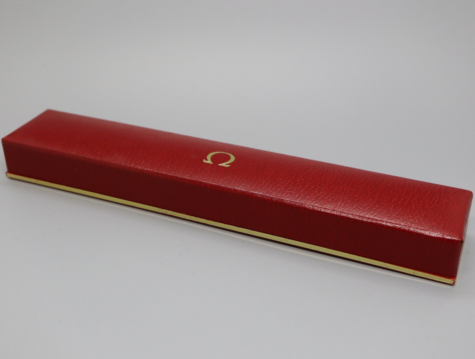 Near MINT Omega Vintage Red Watch Box Case Only for Women's From JAPAN #1299